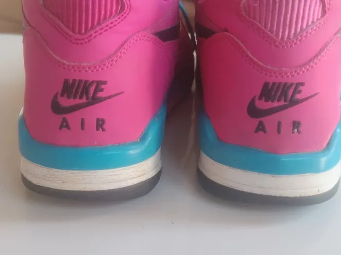 💓basket femme Nike air flight limité rose et bleu pointure 38 rare couleur fashy sport - photo numéro 15