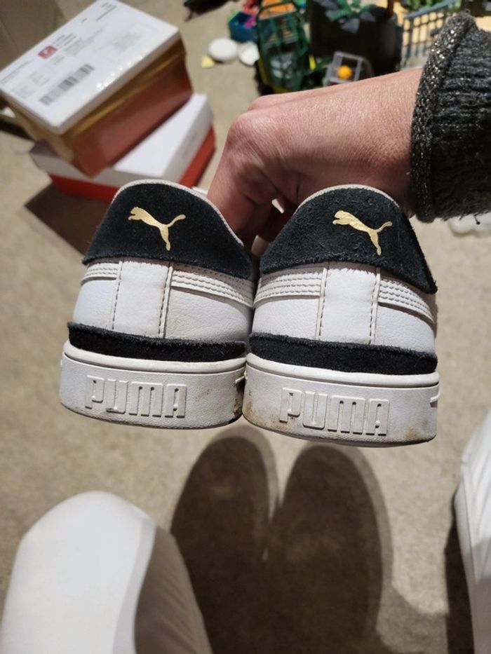 Baskets garçon puma blanches et noires p.40 - photo numéro 4