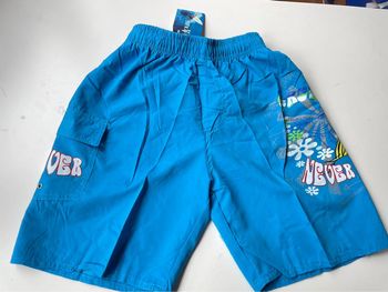 Short de bain bleu taille 12 ans survive sport