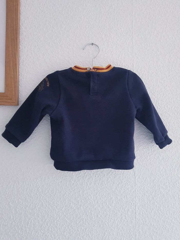 Tape À L'Œil - Ensemble sweat manches longues + pantalon bien chaud, doublé polaire (9 mois) - photo numéro 4