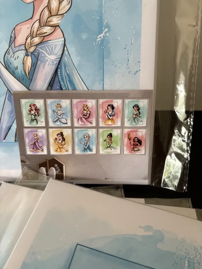 Affiches “Princesses Disney” pour chambre enfant - photo numéro 2