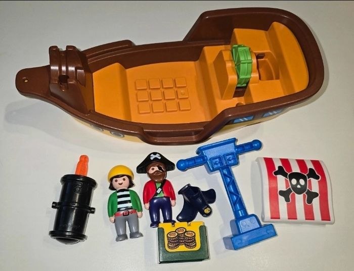 123 playmobil bateau pirates 9118 complet - photo numéro 2