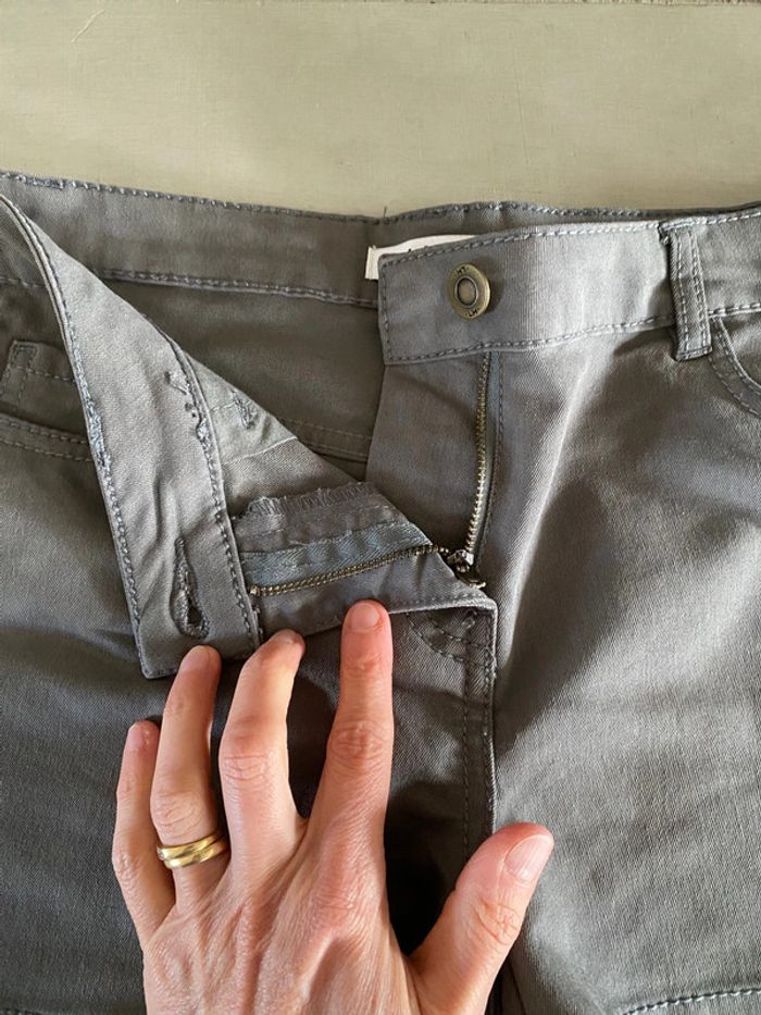 Short La Halle gris taille 34 - photo numéro 6