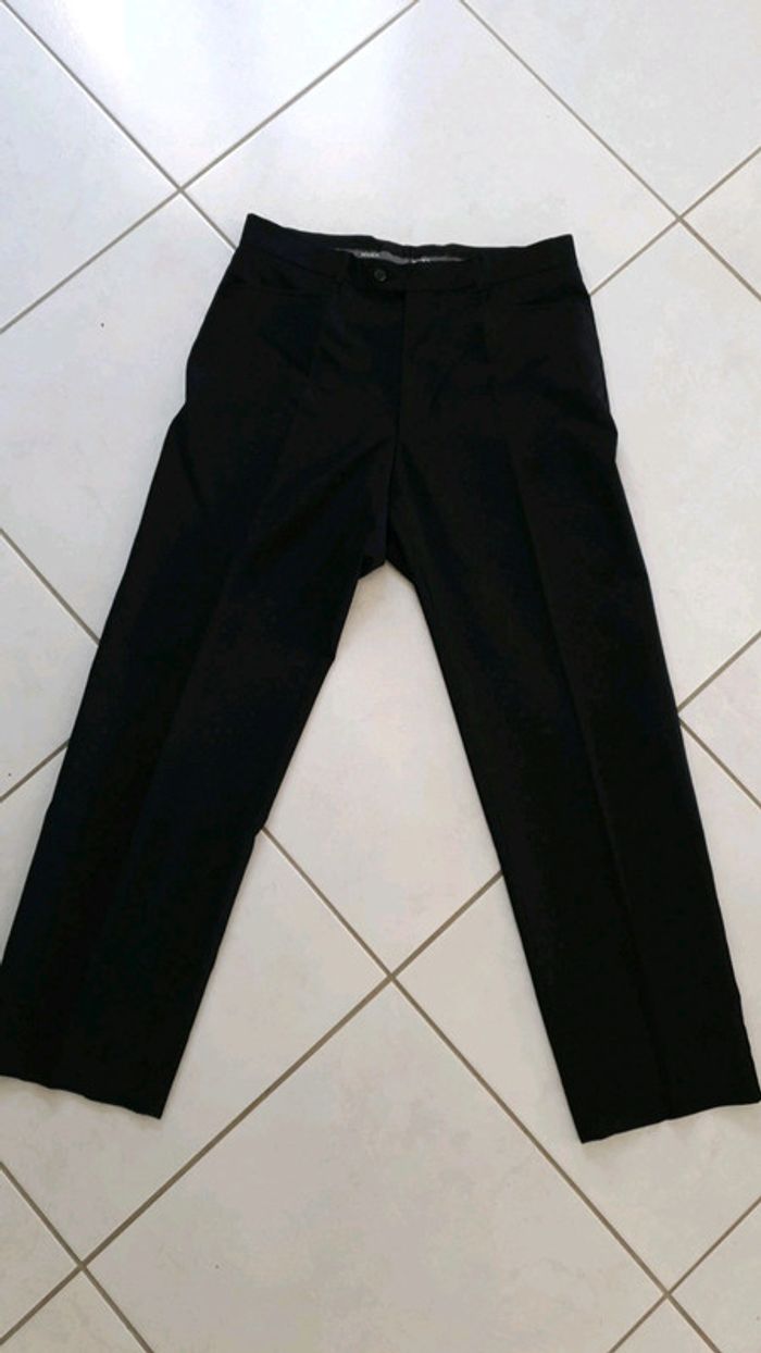 Pantalon de costume noir homme taille 50 - photo numéro 2