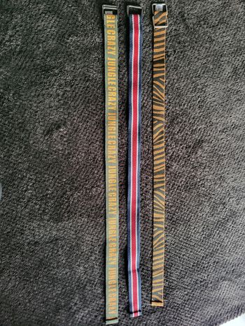 Vends lot de 3 ceintures garçon
