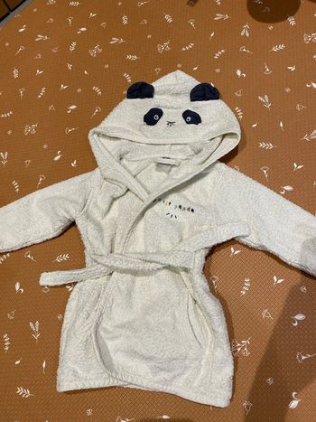 Peignoir Panda 2 ans
