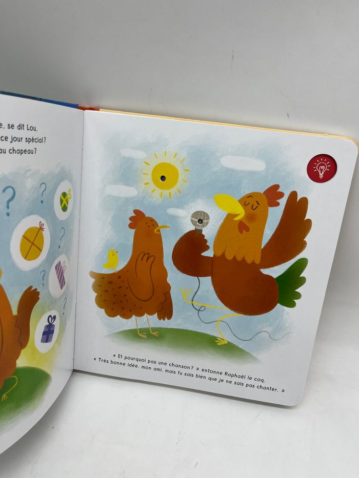 Livre histoire Bonne nuit mes petites étoiles  modèle la petite poule  livre lumineux tam tam edition Neuf - photo numéro 3