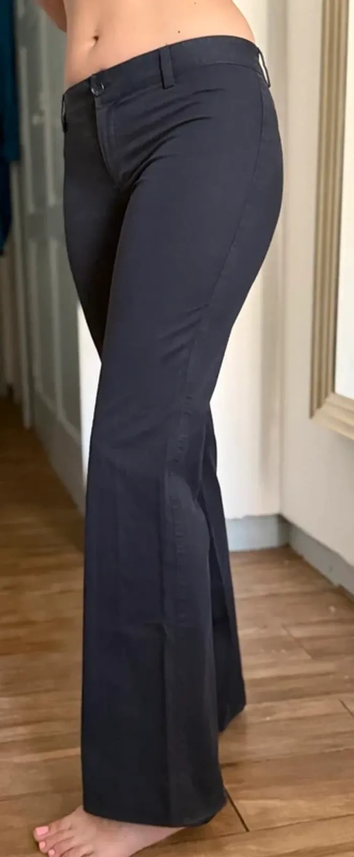 Pantalon Massimo Dutti – Taille 38 – Taille basse - Coupe évasée - photo numéro 2