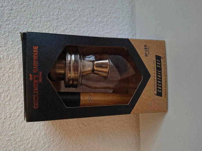 Gentlemen's matériel Pilon et Ensemble de Bocal en Verre à Cocktail - photo numéro 9