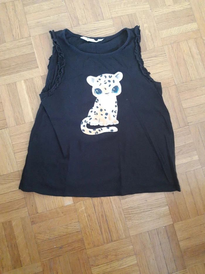 Débardeur h&m 8/10ans tigre kawaii - photo numéro 2