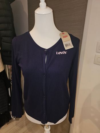 gilet levis bleu marine femme neuf avec étiquette