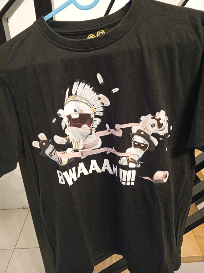 T-shirt 14 ans lapin cretin - photo numéro 2