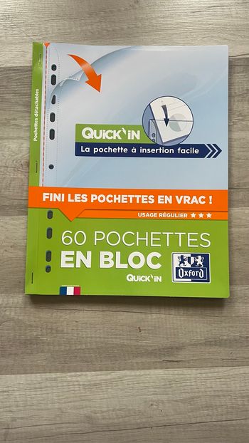 Pochette plastique X 60