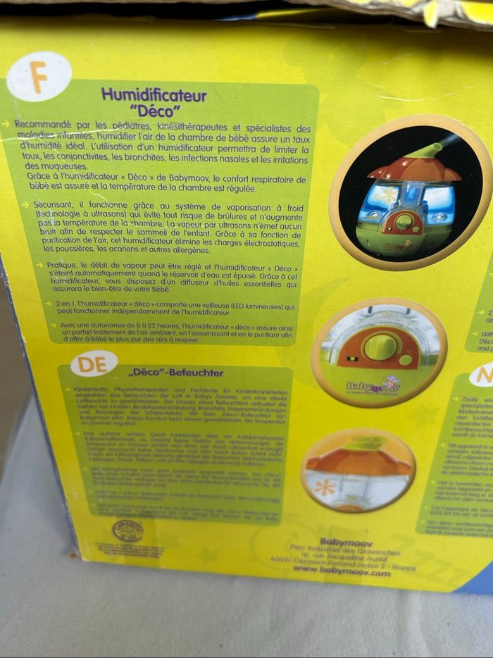Humidificateur déco babymoov 2 en 1 - photo numéro 5