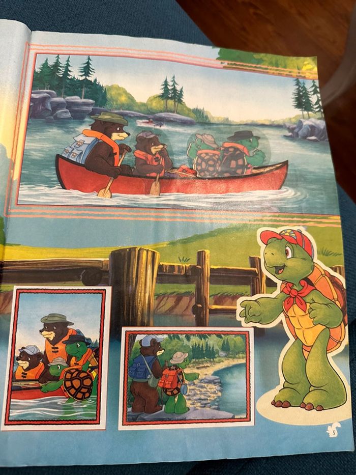 Album livre Panini complet stickers autocollants Franklin la tortue - photo numéro 5
