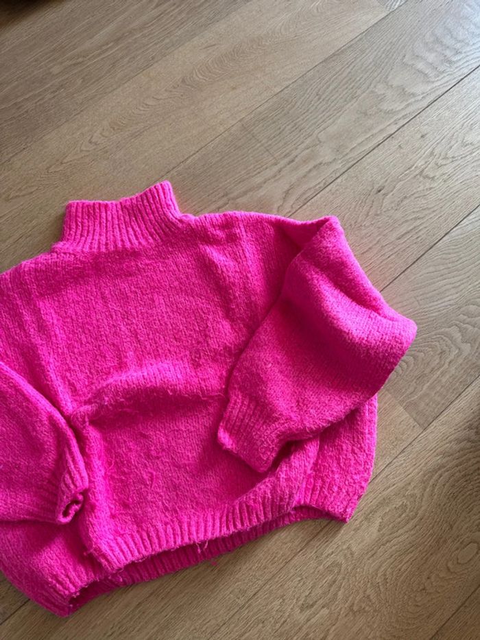 Pull rose flash - photo numéro 3