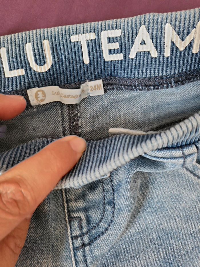 Jeans lulu castagnette 2 ans tbe - photo numéro 2