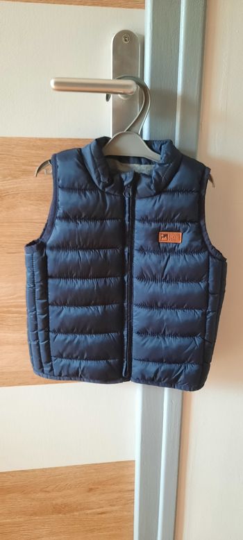 Doudoune sans manche garçon 12 mois