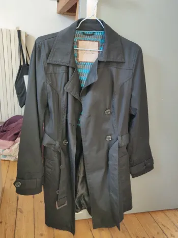 Trench coat Cache Cache noir
