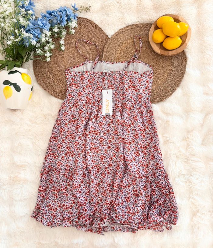 Robe à fleurs rose Only taille M - photo numéro 4