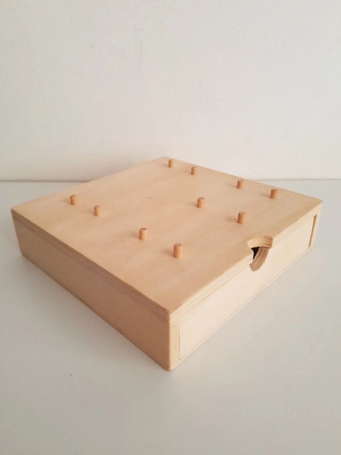 Coffret en bois date du jour hippopotame - photo numéro 10