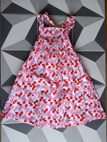 Robe longue cerises Sergent Major 4ans