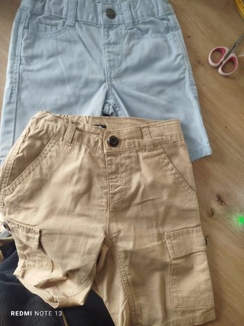 #kytie3ansgarcon. 2 bermudas taille 3 ans 