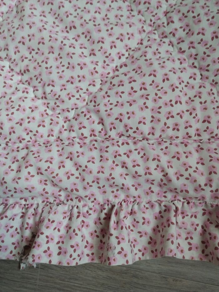 Couvre lit matelassée bébé Vintage années 70 - photo numéro 3
