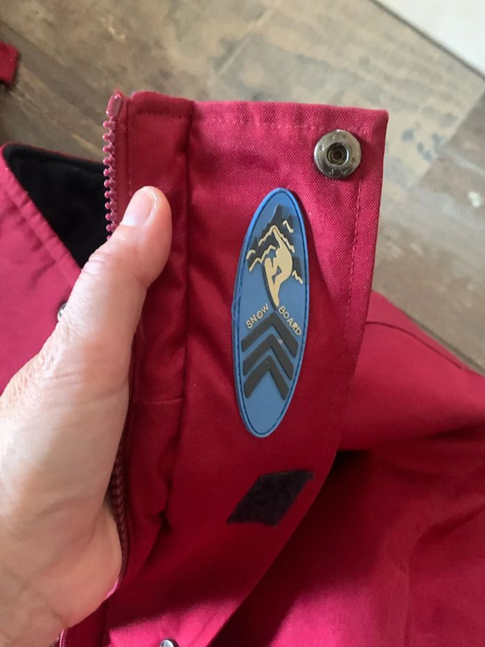 Veste snow rouge / bordeaux - photo numéro 9