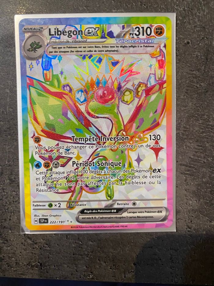 Libégon ex 222/191 carte Pokemon - photo numéro 3