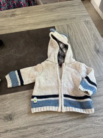 Gilet à capuche