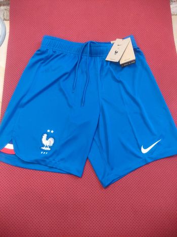 Short de foot France, Nike Authentique Officiel taille Adulte Homme M, Neuf