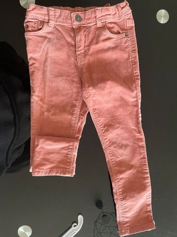 Pantalon velour rose 5 ans kiabi