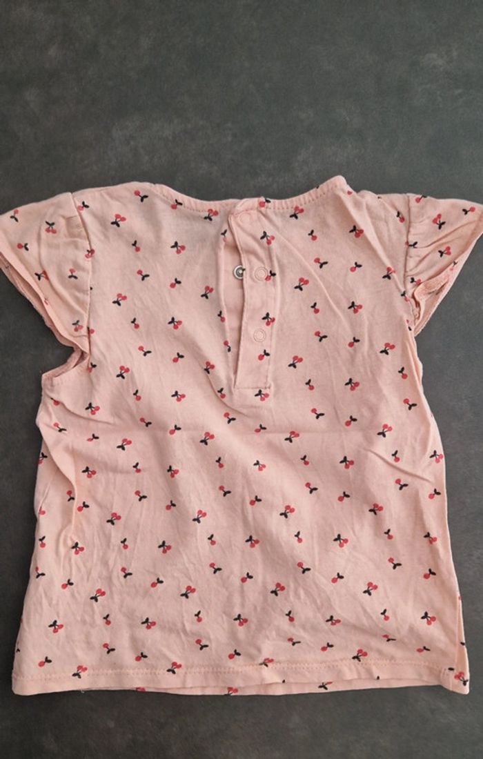 Tshirt à cerises rose - photo numéro 3