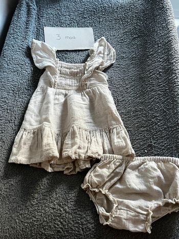Robe bohème bébé 3 mois