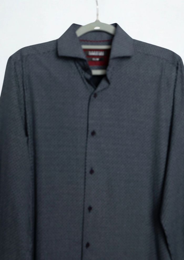 Chemise bleu coupe slim Georges Rech Taille M - photo numéro 2