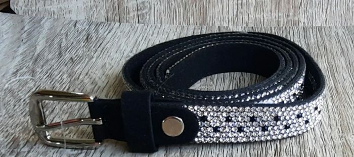 Ceinture argentée neuve 90cm - photo numéro 3