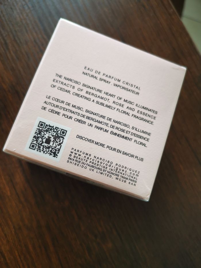 Cristal Narciso Rodriguez Eau De Parfum 50ml - photo numéro 4