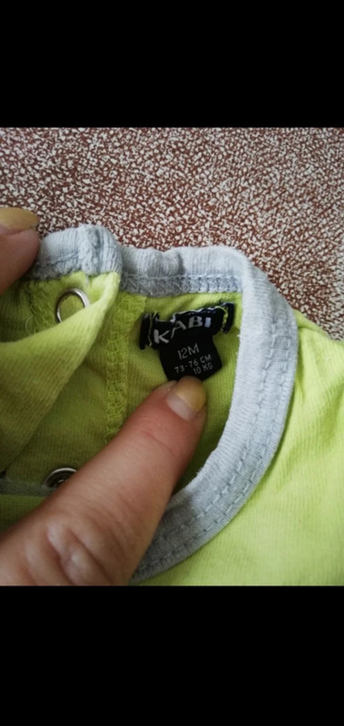 Pijama 12 mois vert crocodile Kiabi - photo numéro 2