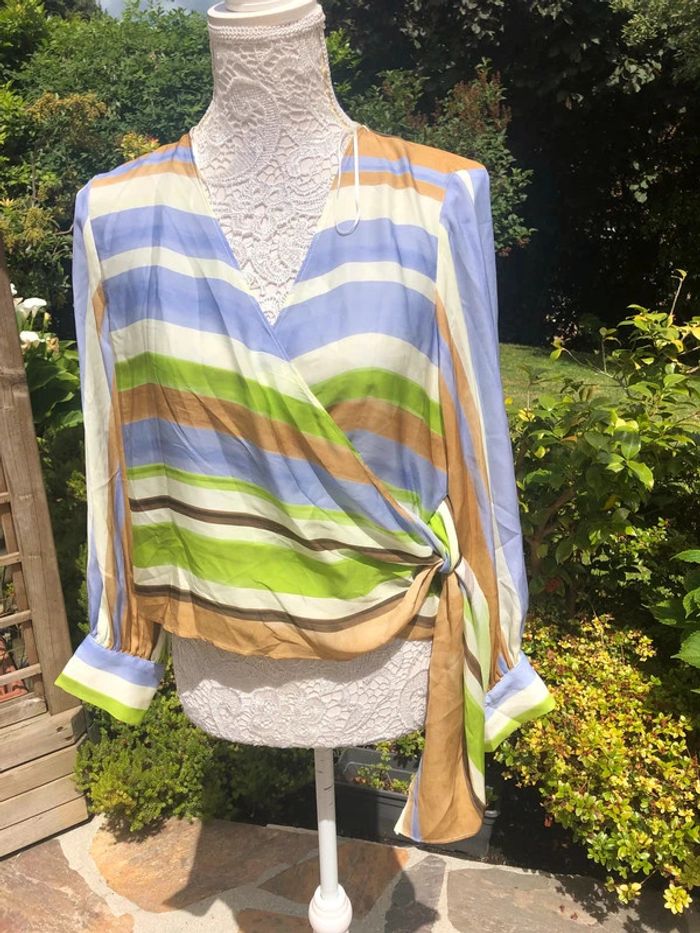 Blouse Zara colorée neuve taille M - photo numéro 5