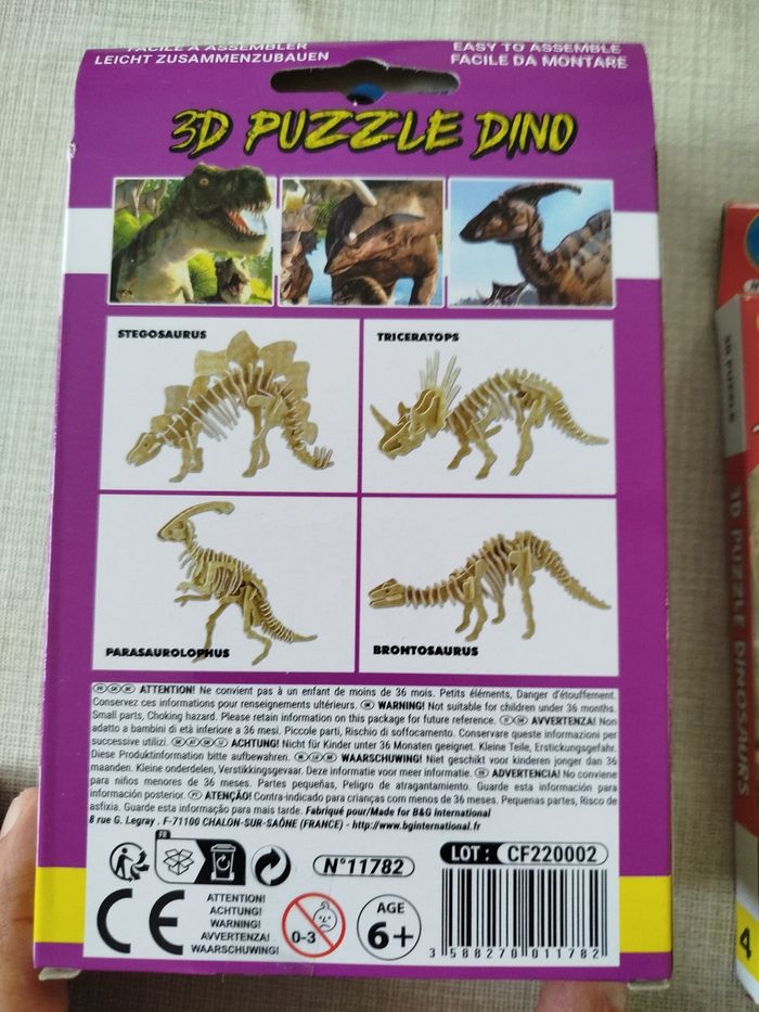 Puzzle 3d dinosaure - photo numéro 6