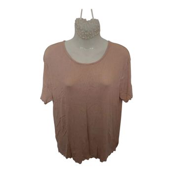 Tee-shirt rose taille M In extenso