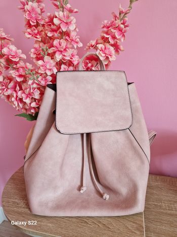 Sac à dos rose clair