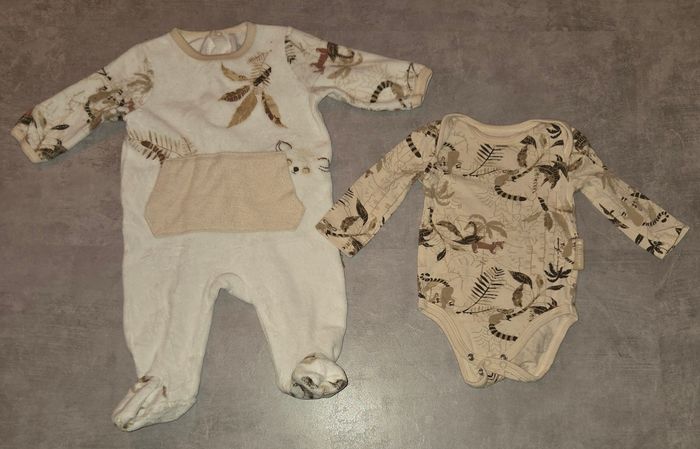 Pyjama + bodie ML petit beguin 3mois