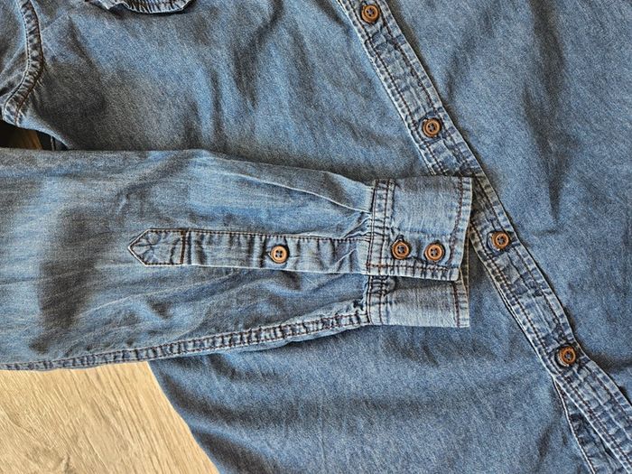 Chemise en jean kaporal taille L - photo numéro 4