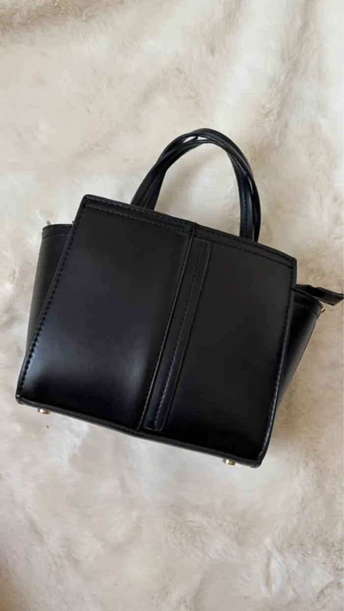 Petit sac à main noir Zara - photo numéro 2