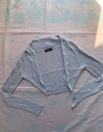 Boléro argenté court