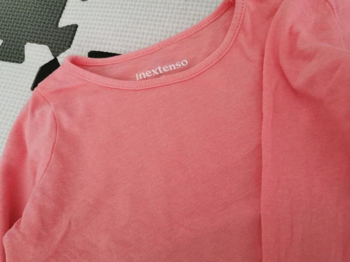 Lot de 2 tee shirt bébé rose corail - photo numéro 3