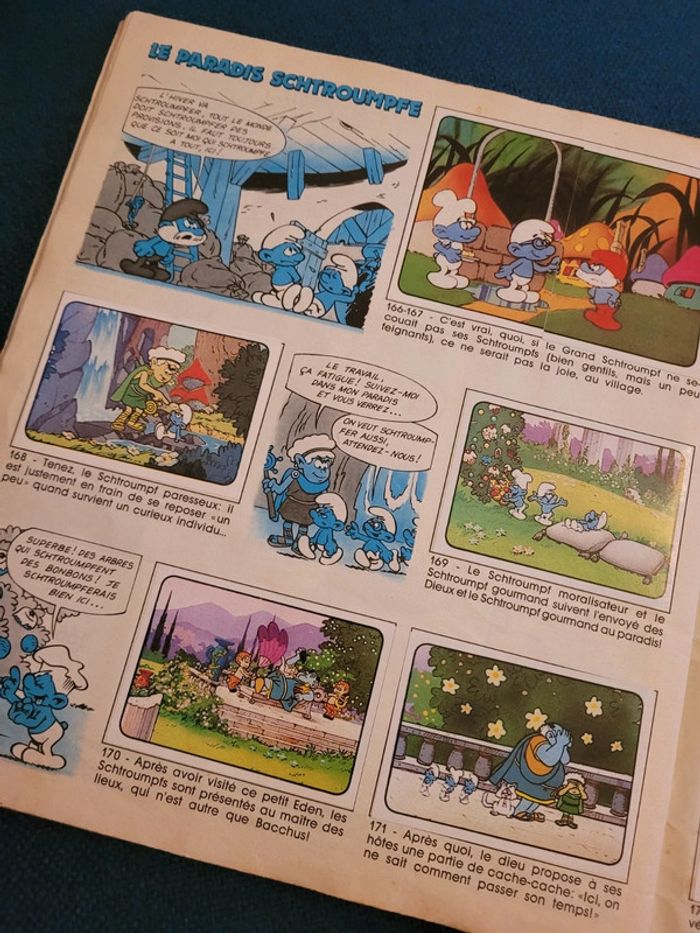Album Panini ancien complet Les Schtroumpfs livre stickers autocollants collection - photo numéro 10