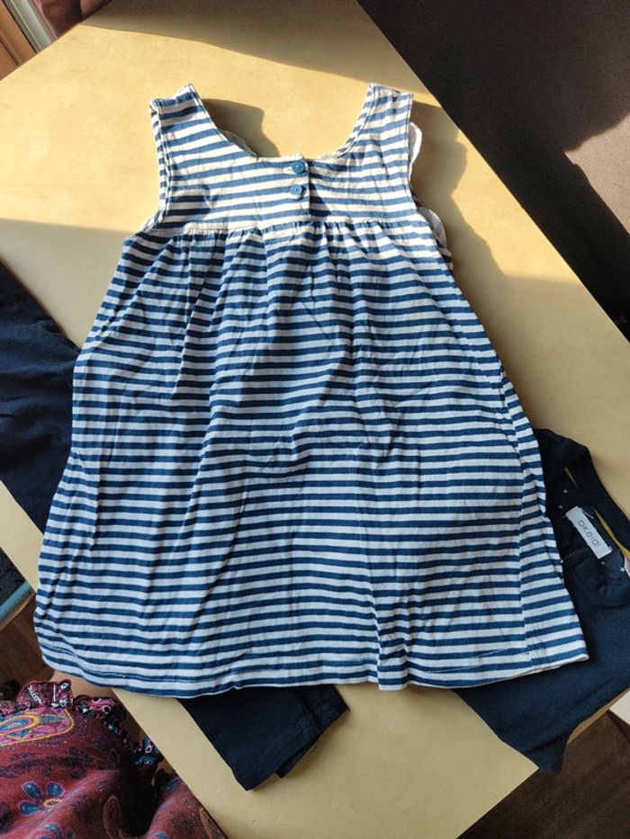 Lot de 6 articles été blanc et bleu marine 3 ans - photo numéro 3